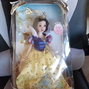 Disney Snow White Doll in Blue and Yellow Gown